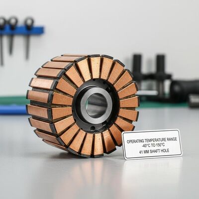 40°C To 120°C Starter Motor Commutator Electrolytic Copper Ray Material Segment Thickness 2 Mm Durable Performance